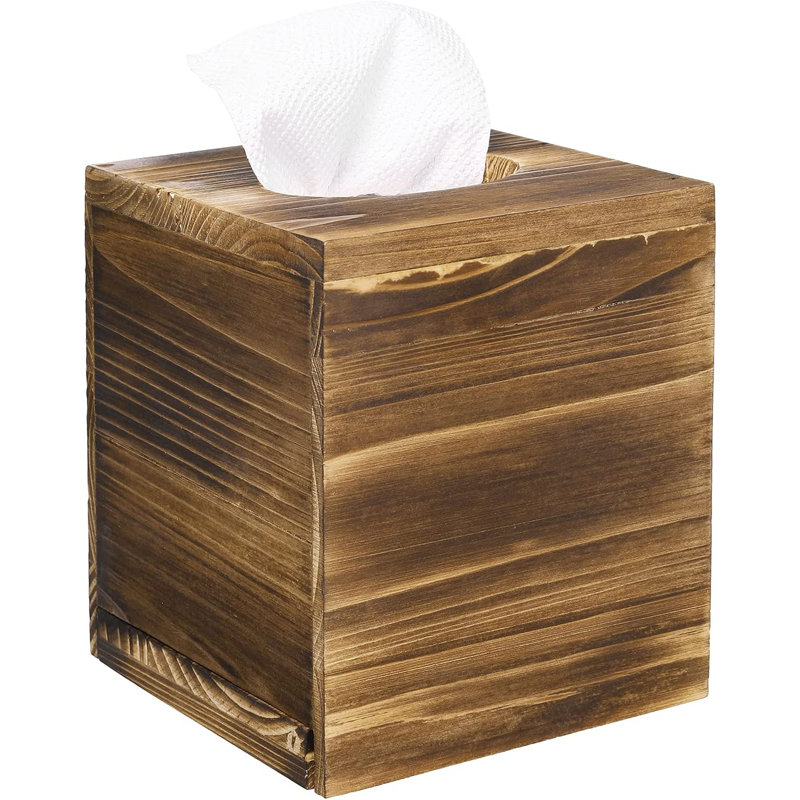 Tissue Box Cover, Brown