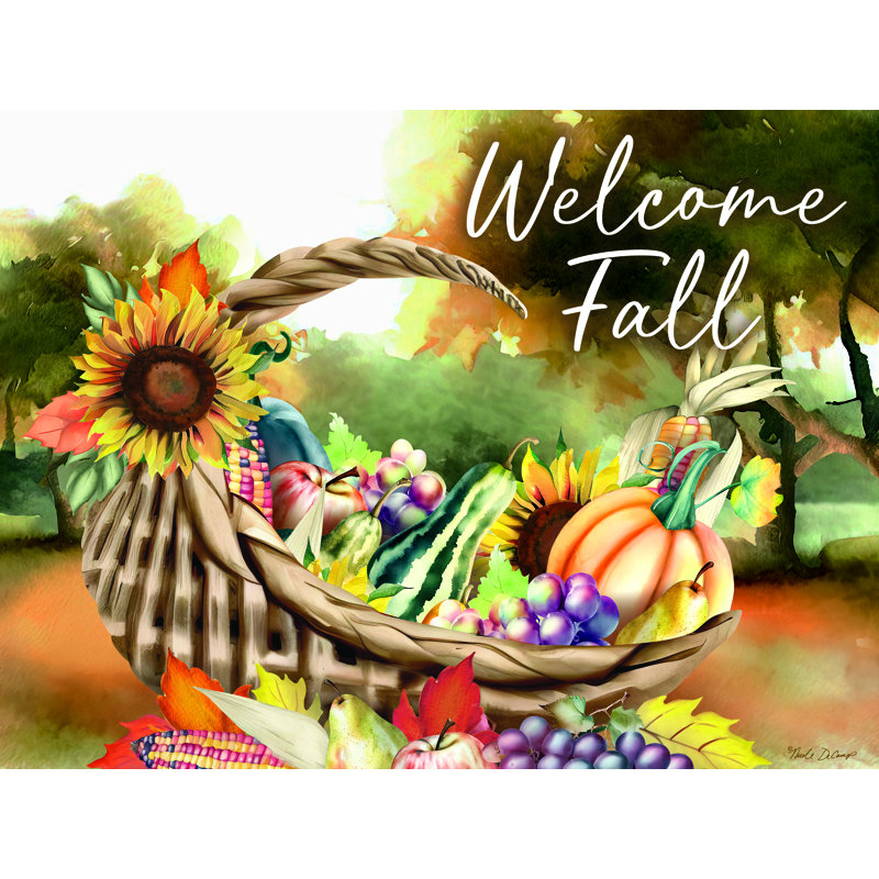 Welcome Fall, 20" H x 30" W