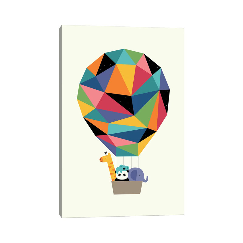 Fly High Together by Andy Westface - Wrapped Canvas Print, 101.6 cm H x 66.04 cm W x 3.175 cm D