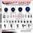 Polyurethane Swivel 10mm Stem Caster Set 2 Total Lock Brake