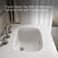 Meuble-lavabo mural simple avec plateau en bois massif Quo-91943345-124966461