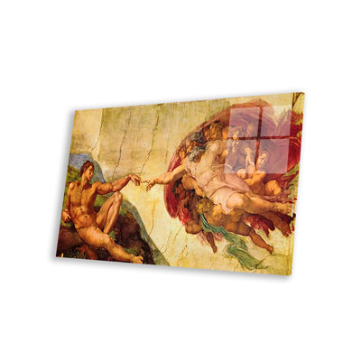 Création d'Adam par Michel-Ange - peinture sans cadre