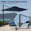 247cm Tilt Cantilever Parasol-826802751