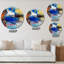 Oversized Oil Brushed Colorfields I Wall Clock-59913212