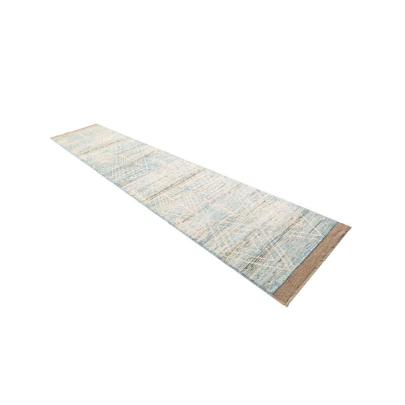 Aabha Runner Light Blue Rug