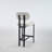 Modern Upholstered Fabric Counter Height Barstools, Set Of 2 With Thick Cushions And Black Metal Legs For Comfort And Stability-661748502