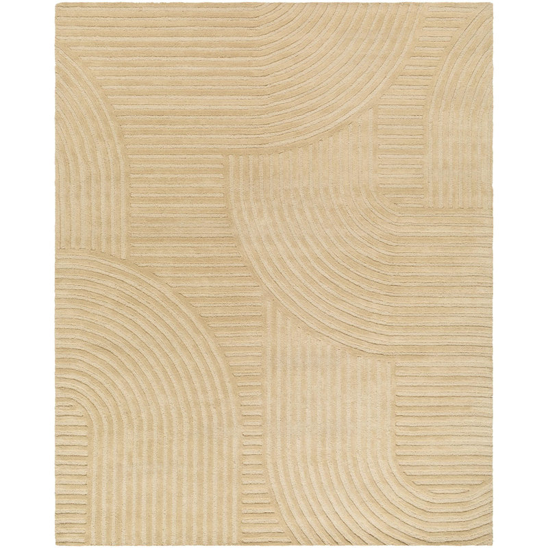 Tapis d'intérieur fait à la main Solano, Rectangulaire 8 pi x 10 pi