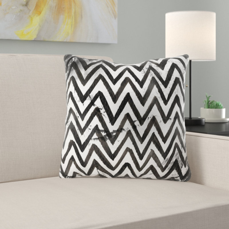 Mccartney Throw Pillow, Microsuede, Indoor