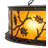 15 - Light Dimmable Drum Chandelier