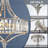 4 Light Crystal Drum Semi Flush Mount-1641121897