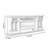 American Vintage Style Carved Decorative fireplace-113336833