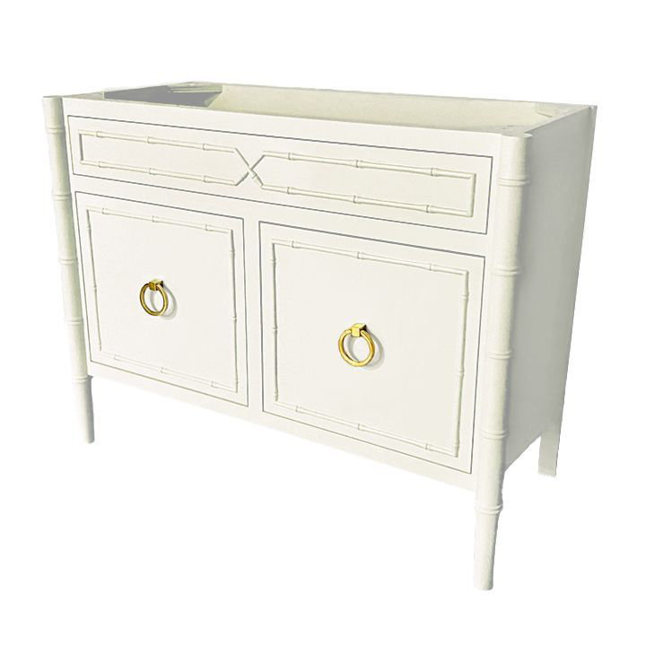 Faux Bamboo Collection 30'' Single Bathroom Vanity Base Only