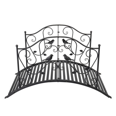 Pont de jardin en fer