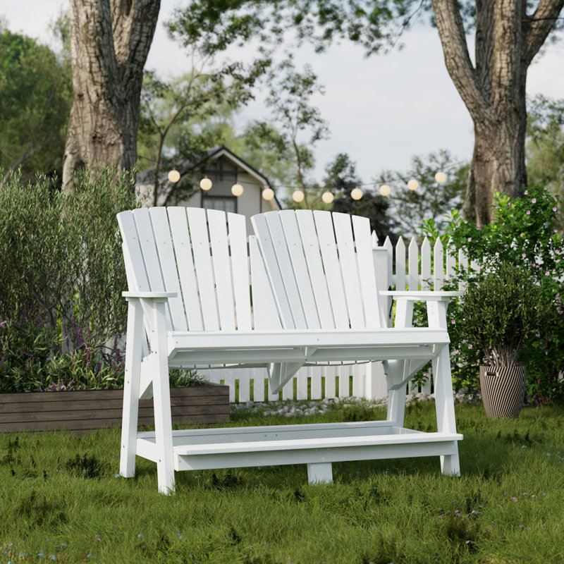 Heritage Double High Adirondack, White
