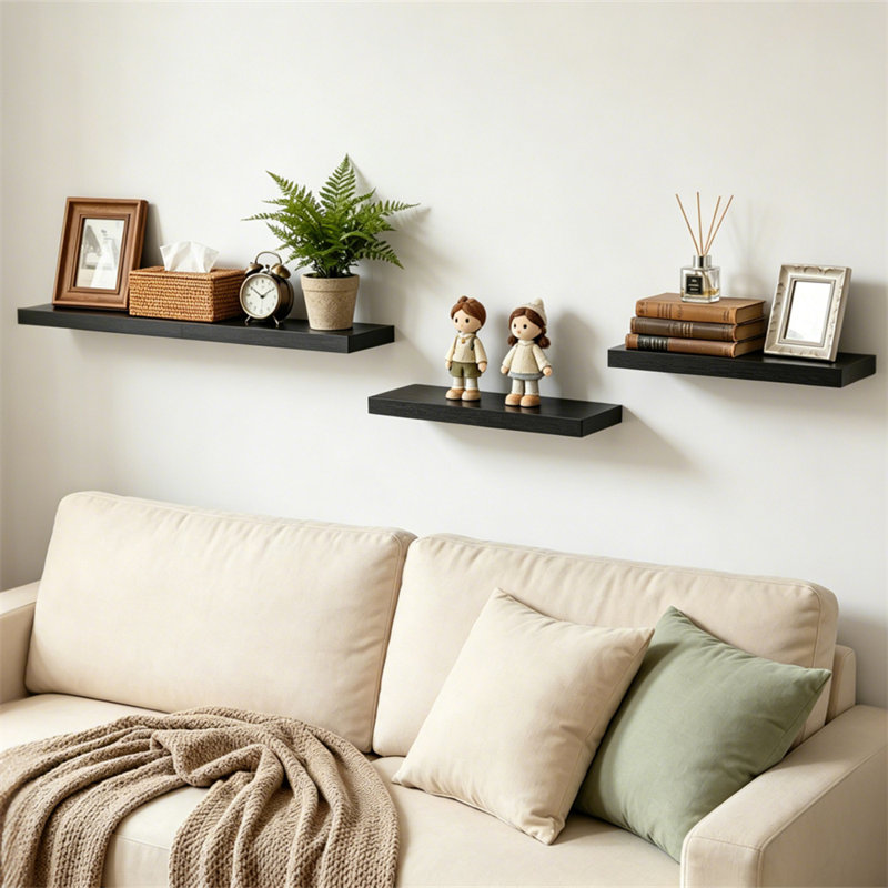 4Pcs Floating Shelves