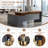 Luxurious Ergonomic Modern Executive Desk With Customizable L-Shape Design And Ample Storage Solutions-2136595735-2136595732