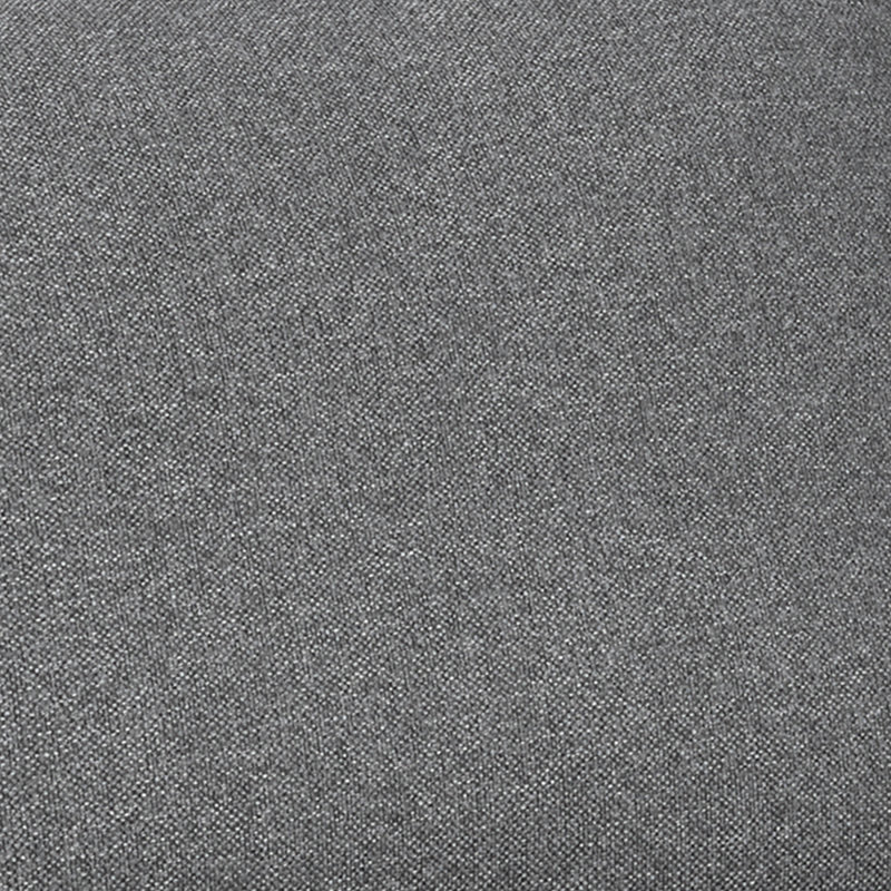 Causeuse à accoudoirs carrés 64 po, Polyester gris