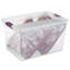 Sac de rangement transparent 64 qt, 6 pièces, et sac de rangement transparent 66 qt, 6 pièces