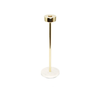 14'' H Glass Tabletop Candlestick