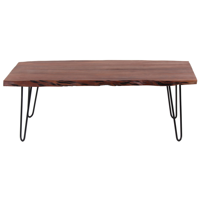 Solid Wood Top Coffee Table