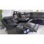 Canapé modulaire de salon obsidienne brun châtaignier avec haut-parleurs Bluetooth-1589302211