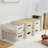 Set of 6 Stackable 5.2QT Plastic Storage Containers With Bamboo Lids & Label Holder, 10×7.2×4.1 Inch Multipurpose Organizer Bins for Pantry Closet Desk Office-129676935
