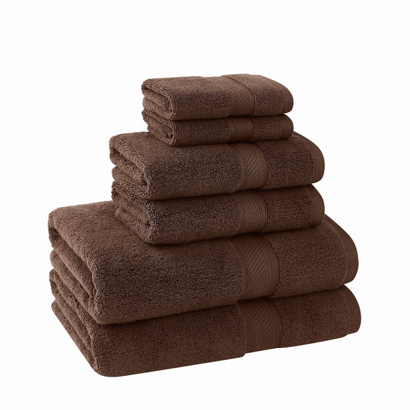  Regal Plush Towel Sets, Brown