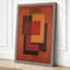 Geometric Earth Tones Abstract - Wrapped Canvas-1561262365-1561262364