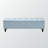 Claes Rectangle Upholstered Ottoman in Light Blue, 14.9'' H X 15.25'' D X 47.85'' W-362614852