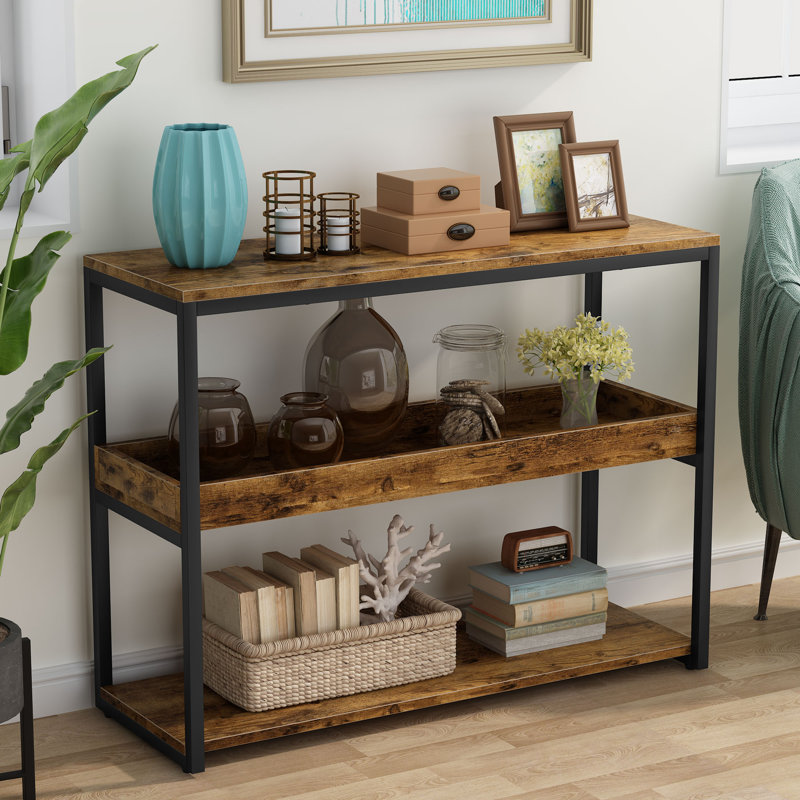 Console Keiarra de 39,37 pouces, Noyer