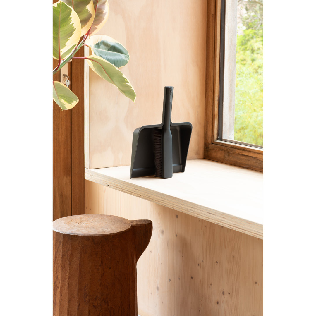 Brabantia Sinkside Dustpan And Brush Set, With Comb