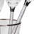 Sparkles Home | Vetrina 5-Piece Crystal Toasting Flute Set | Rhinestone Accents | Display Vase