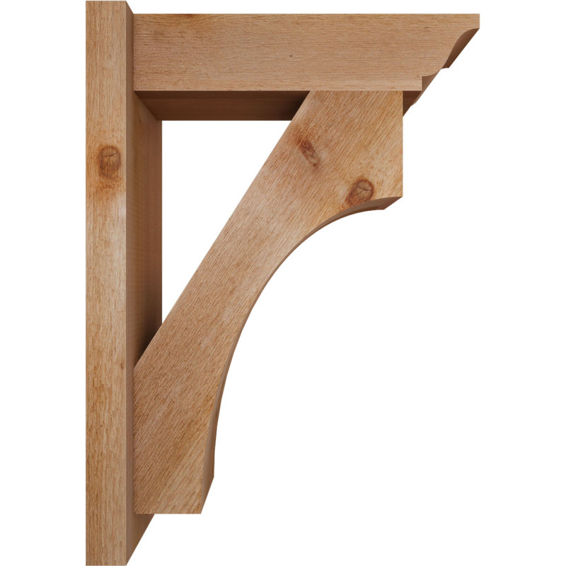 Persienne en bois Westlake, P 20 po x H 28 po, Cèdre rouge de l'Ouest de 6 po (sciage brut)
