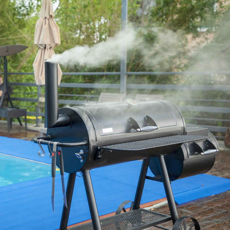 Robuste et sans fumée baril barbecue charbon barbecue pour les