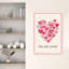 Art mural abstrait fantaisiste You Are Love-129021926