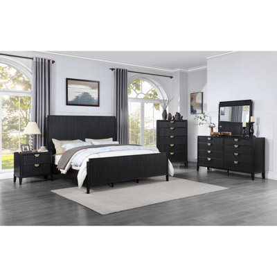 Ennis Black Eastern King Bed
