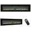 Aakifa Symple Stuff Black Electric Fireplace with 2000 BTU-119728371