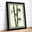 Bamboo in Green Japandi - Framed Print-1080345424-1080345452