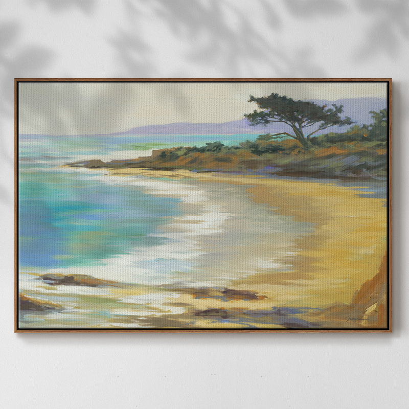 Rocky Point, reproduction d'art sur toile, H 25 po x l 37 po x P 2 po, Noyer