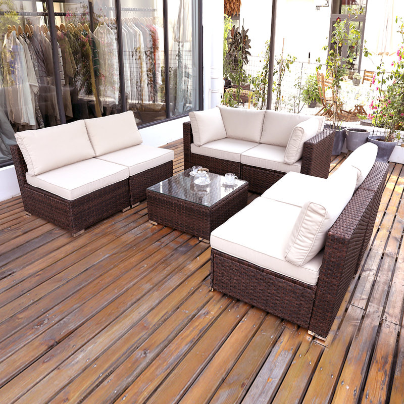 Table basse Forough, Brun, H 12,6 po x l 19,7 po x P 19,7 po