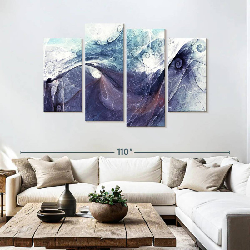Avery Abyss Dynamic Abstract, 54" H x 84" W