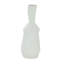 Vase de table en grès blanc 16,2 po Messina Adele