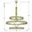 Charlies 24 - Light Dimmable Tiered Chandelier-930458185