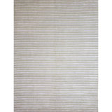 Striped Area Rug in Cream/Gray