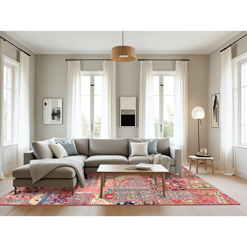 Abstract Indoor Rug, Rectangle 8' x 10'