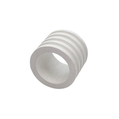 Rond de serviette texturé en bois naturel (ensemble de 4)
