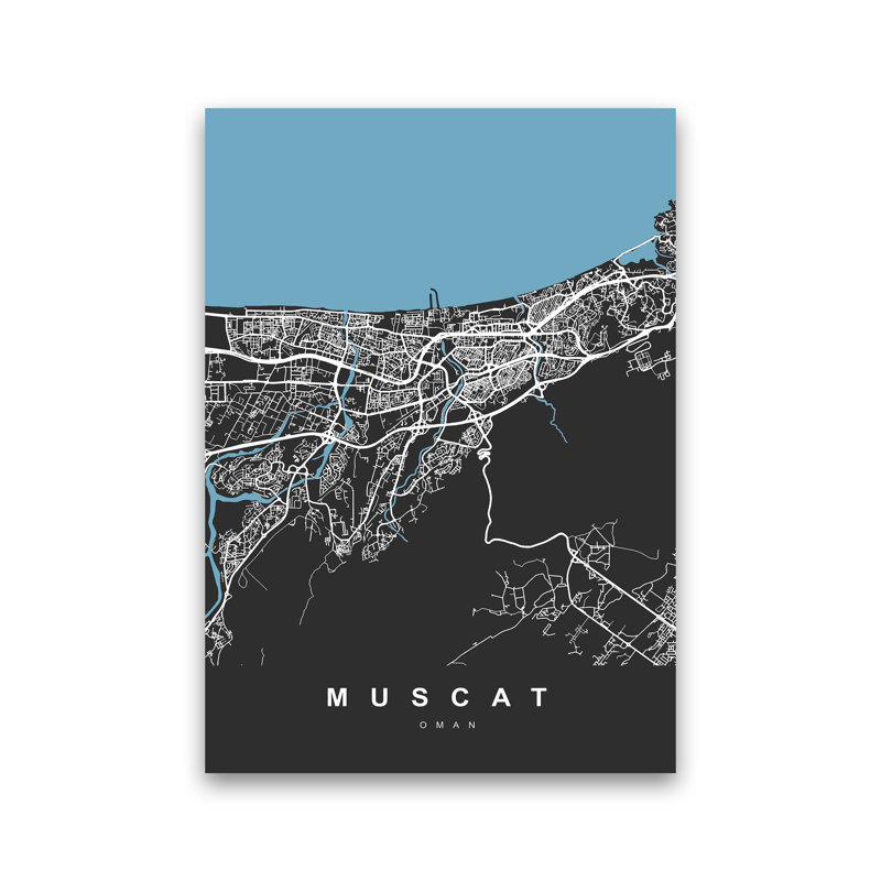 Muscat - Print, Wrapped Canvas, 84cm H x 60cm W x 1cm D