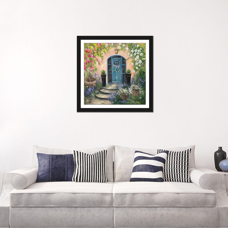 « entrada ii », reproduction sur toile, H 16 po x l 16 po x P 1 po, Papier beaux-arts encadré noir, Blanc