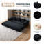 Canapé-lit pliant avec coussins - Fauteuil convertible et matelas de couchage - Canapé-lit en mousse à mémoire de forme pliable pour la vie-151666248