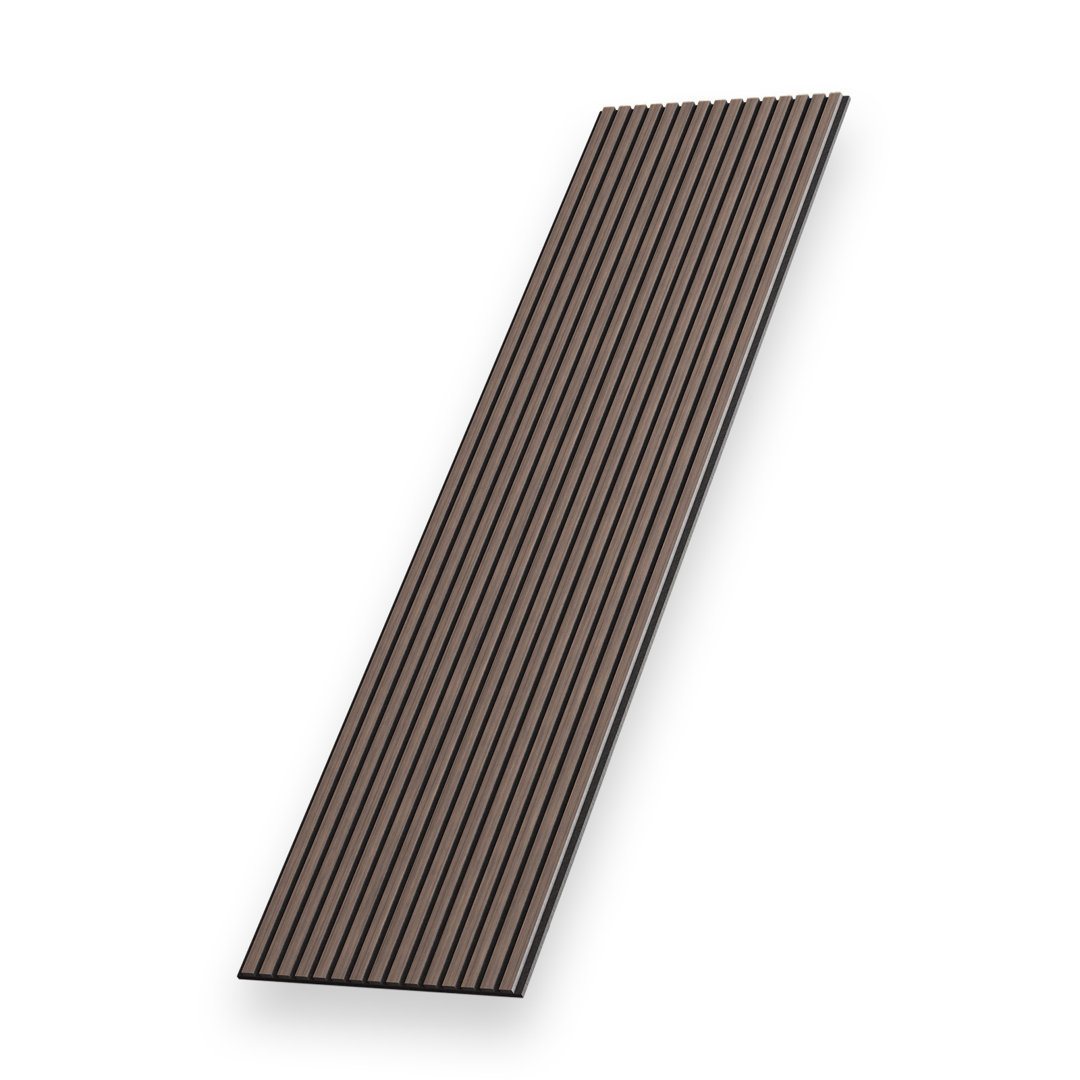 24" x 94.5" 3D Acoustic/Sound proof Wood Slat Wall Panels(1 Piece) COMFORTHOMI 